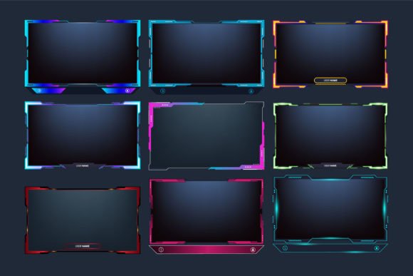 Download Live Streaming Frame Collection Vector - Frame Collection