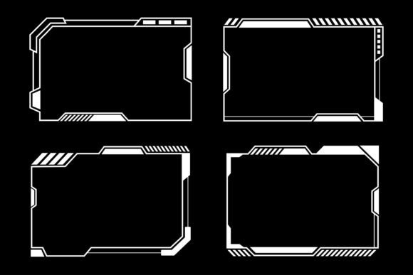 Download Futuristic Abstract Frame Set - Frame Collection