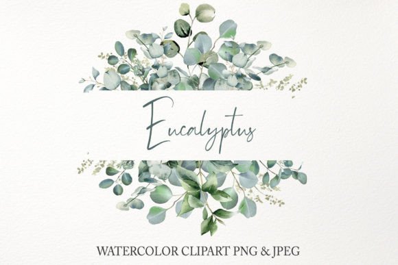 Download Eucalyptus Border Frame Clipart PNG - Border frame Collection
