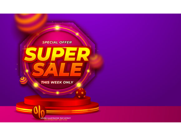 Download Super Sale Editable Text Effect - Sale Collection