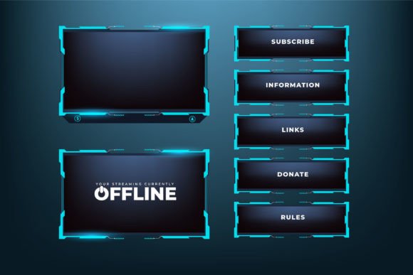 Download Gaming Overlay Frame Template Design - Frame Collection