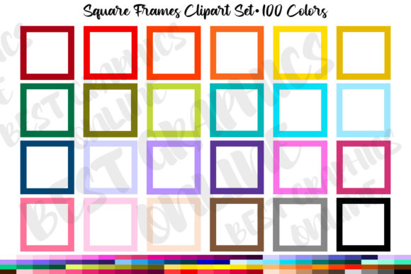 Download Square Frames Clipart Digital Fame Image - Frame Collection